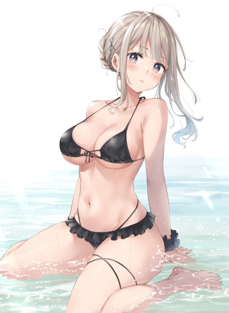 【二次】ぺたん座り・割座をしてる女の子の画像
